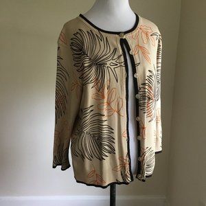 Sweater 55% Silk . . Light weight thin.